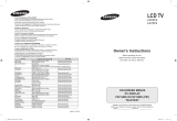 Samsung LE52F9 Manuale utente