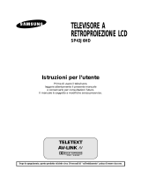 Samsung SP-43J6HD Manuale utente