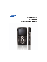 Samsung SGH-I600U Manuale utente