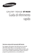 Samsung GT-I9250 Guida Rapida