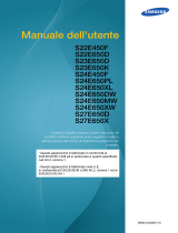 Samsung S24E650DW Manuale utente