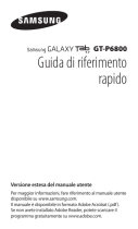 Samsung GT-P6800 Guida Rapida