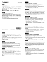 Sony ILCE-7M2 Manuale del proprietario