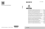 Sony ILCE-3000K Manuale del proprietario