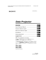 Sony VPL-ES3 Manuale del proprietario