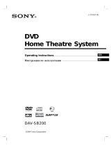 Sony DAV-SB200 Istruzioni per l'uso