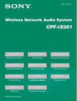 Sony CPF-IX001 Manuale del proprietario