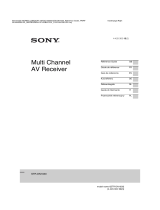 Sony STR-DN1030 Guida utente