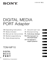 Sony TDM-MP10 Manuale utente