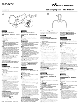 Sony CKS-NWU20 Manuale utente