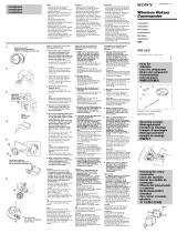 Sony CDX-CA900 Guida d'installazione