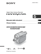 Sony DCR-HC44E Istruzioni per l'uso
