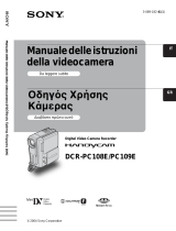 Sony DCR-PC108E Istruzioni per l'uso