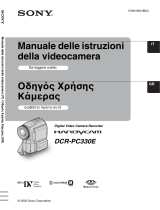 Sony DCR-PC330E Istruzioni per l'uso