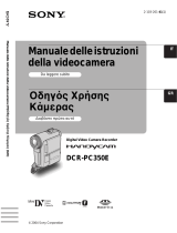 Sony DCR-PC350E Istruzioni per l'uso