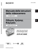 Sony DCR-HC1000E Istruzioni per l'uso