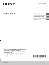 Sony XAV-AX205DB Manuale del proprietario