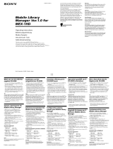 Sony MEX-1HD Manuale del proprietario