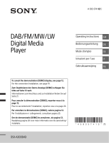 Sony DSX-A300DAB Manuale del proprietario