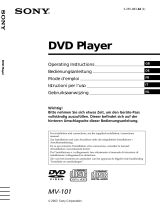 Sony MV-101 Manuale del proprietario