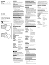 Sony VCL-D2046 Manuale del proprietario