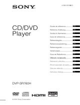 Sony DVP-SR760H Guida di riferimento