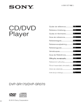 Sony DVP-SR370 B Lecteur DVD Manuale utente