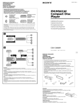 Sony CDX-C4840R Guida d'installazione