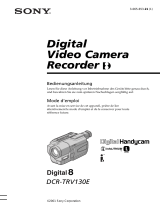 Sony DCR-TRV130E Manuale del proprietario