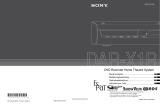Sony DAR-X1R Manuale del proprietario