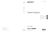Sony VPL-HW50ES Manuale del proprietario