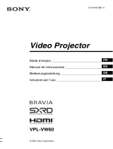 Sony VPL-HW65ES Manuale del proprietario
