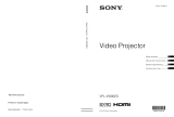 Sony VPL-VW90ES Manuale del proprietario
