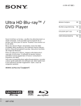 Sony UBP-X700 Manuale del proprietario