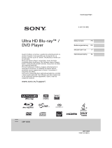 Sony UBP-X800 Manuale del proprietario