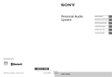 Sony CMT-X3CD Manuale del proprietario