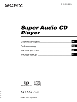 Sony SCD-CE595 Manuale del proprietario