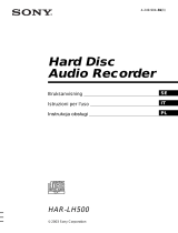 Sony HAR-LH500 Manuale del proprietario