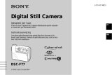 Sony DSC-F77 Istruzioni per l'uso