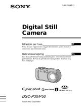 Sony Cybershot DSC-P50 Manuale del proprietario