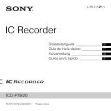 Sony ICD-PX820 Guida Rapida