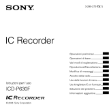 Sony ICD-P630F Istruzioni per l'uso