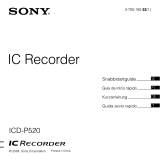 Sony ICD-P520 Manuale del proprietario