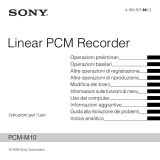 Sony PCM-M10 Istruzioni per l'uso