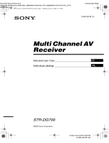 Sony STR-DG700 Manuale del proprietario