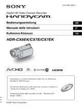 Sony HDR-CX7E Manuale del proprietario