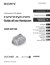 Sony HDR-SR10E Istruzioni per l'uso