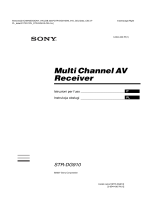 Sony STR-DG910 Manuale del proprietario