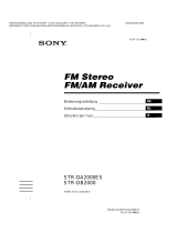 Sony STR-DA2000ES Manuale del proprietario