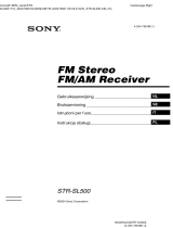 Sony STR-SL500 Manuale del proprietario
